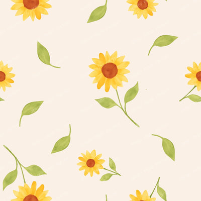 Sunflowers  in watercolor style