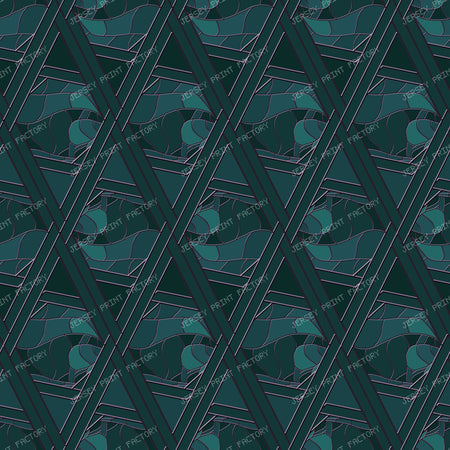 Geometric dimonds with Leaves — Moonlit Pewter