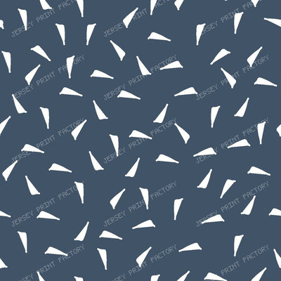 Organic Confetti Toss — Navy Blue