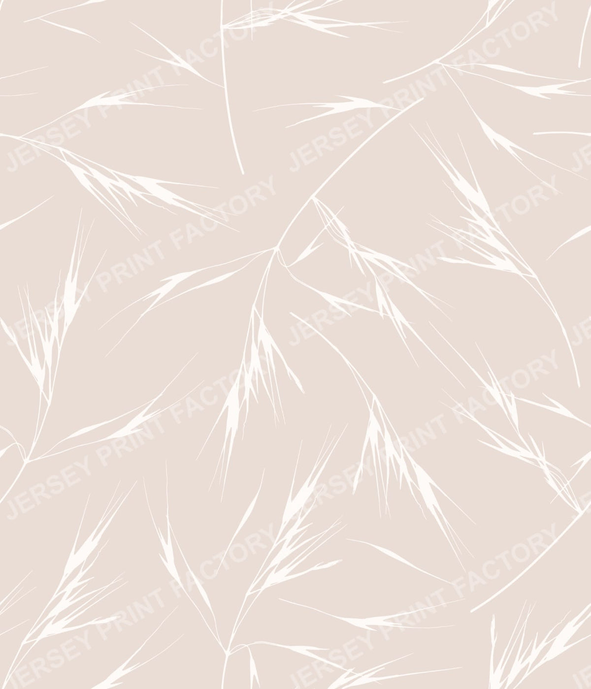 Sway - Soft Neutral Grass Pattern for Calm Modern Spaces - Oat