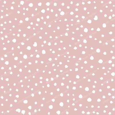 Dalmatian Spots, Dalmatian Dots, Black and White — Pink