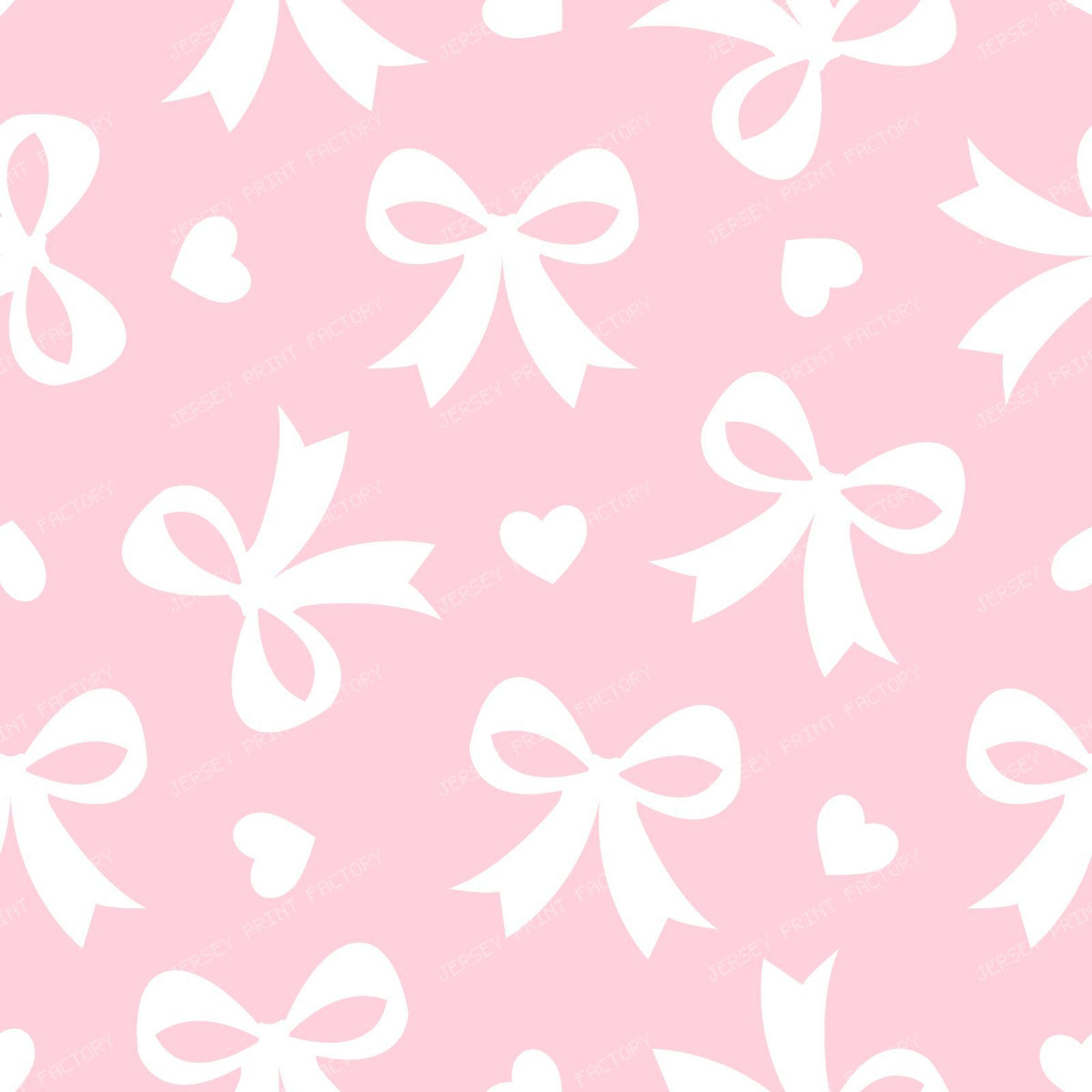 Bow Pattern, Coquette Bow, Ribbon, Cute Bow, White Bow, Hearts, Black — Pink 1