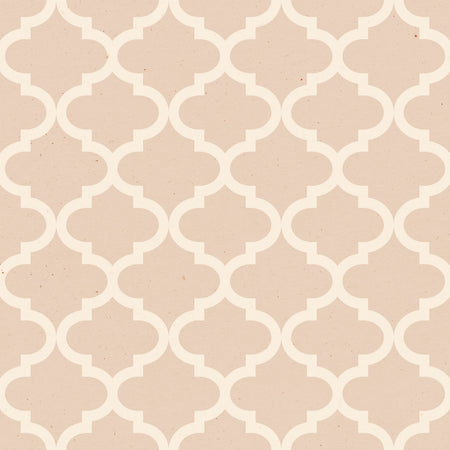 Moroccan Quatrefoil  Beige