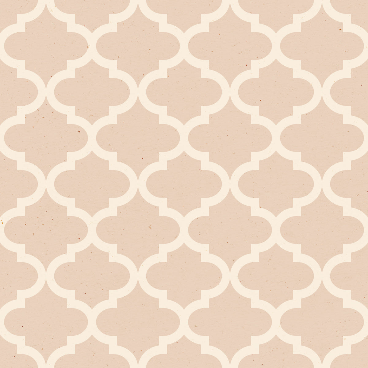 Moroccan Quatrefoil  Beige
