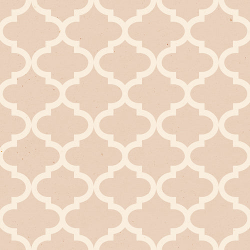 Moroccan Quatrefoil  Beige