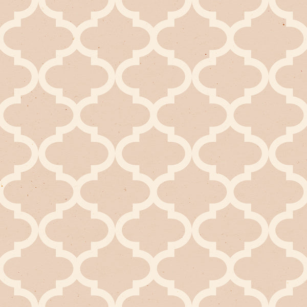 Moroccan Quatrefoil  Beige