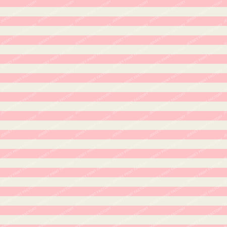 Bateau Stripes in Cream and Shell Pink