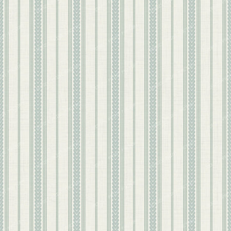 Braided Ticking Stripes In pastel blue