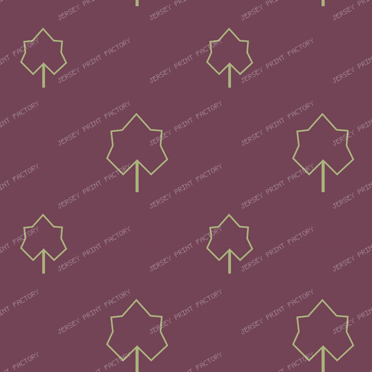 Grapevine Deco Leaf Block Sage (S) — Purple