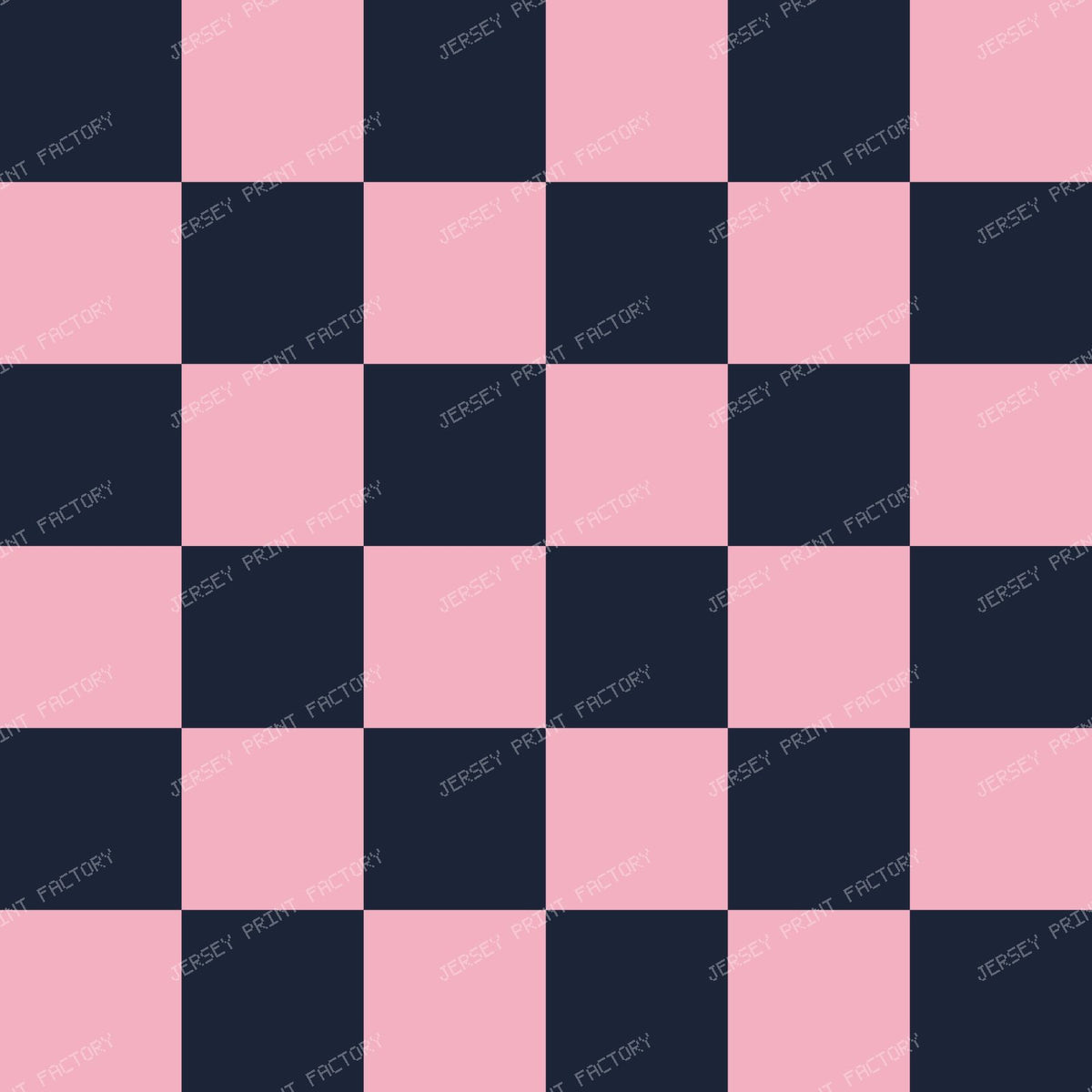 Green Squares, Navy Blue Squares, Checkered Pattern — Pink and Navy Blue