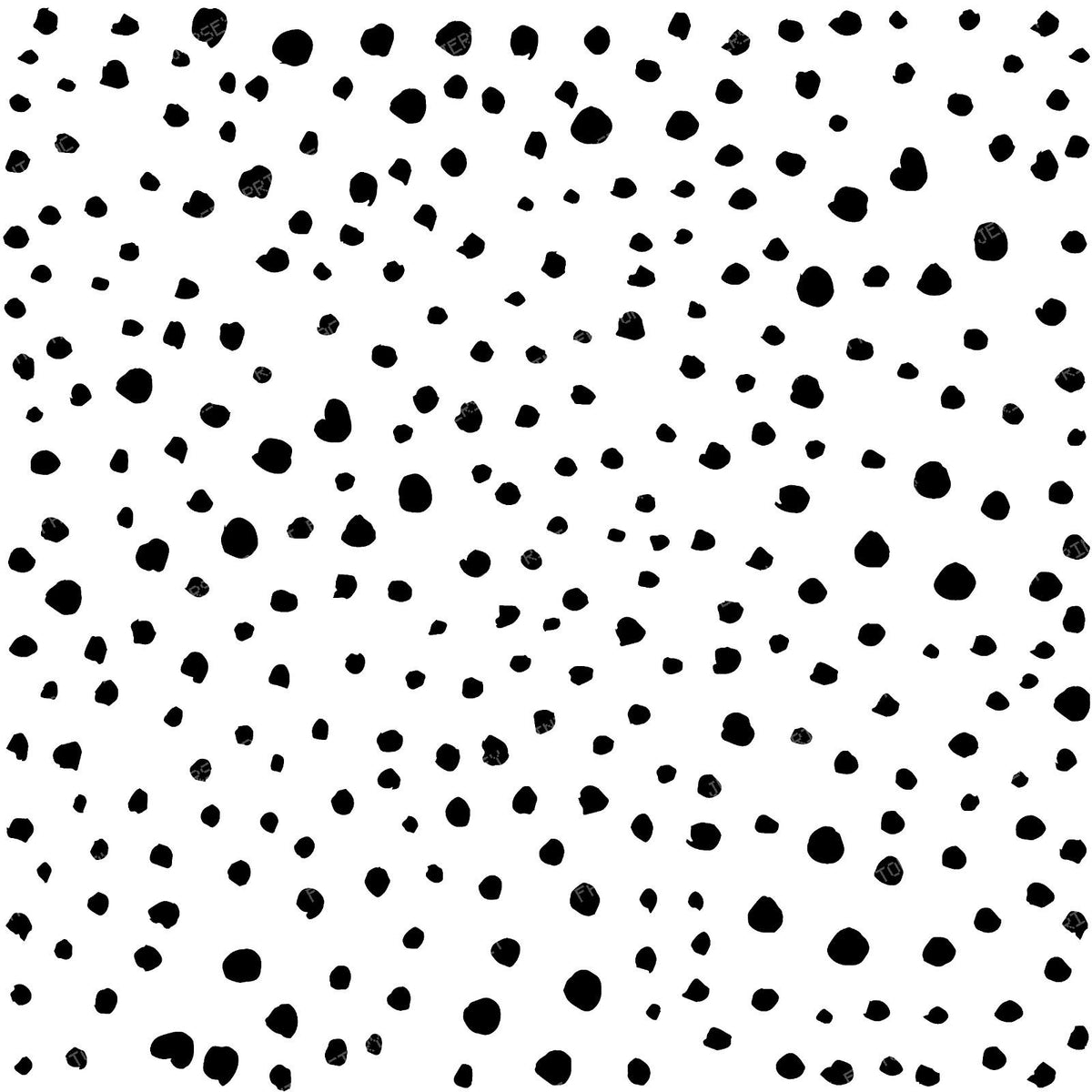 Dalmatian Spots, Dalmatian Dots, Black and White