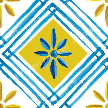 Siciliano - Siciliano Tile   Jersey Print