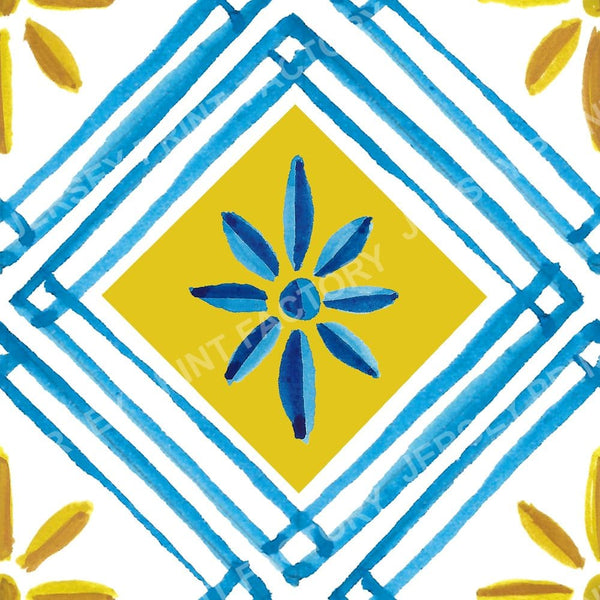 Siciliano - Siciliano Tile   Jersey Print