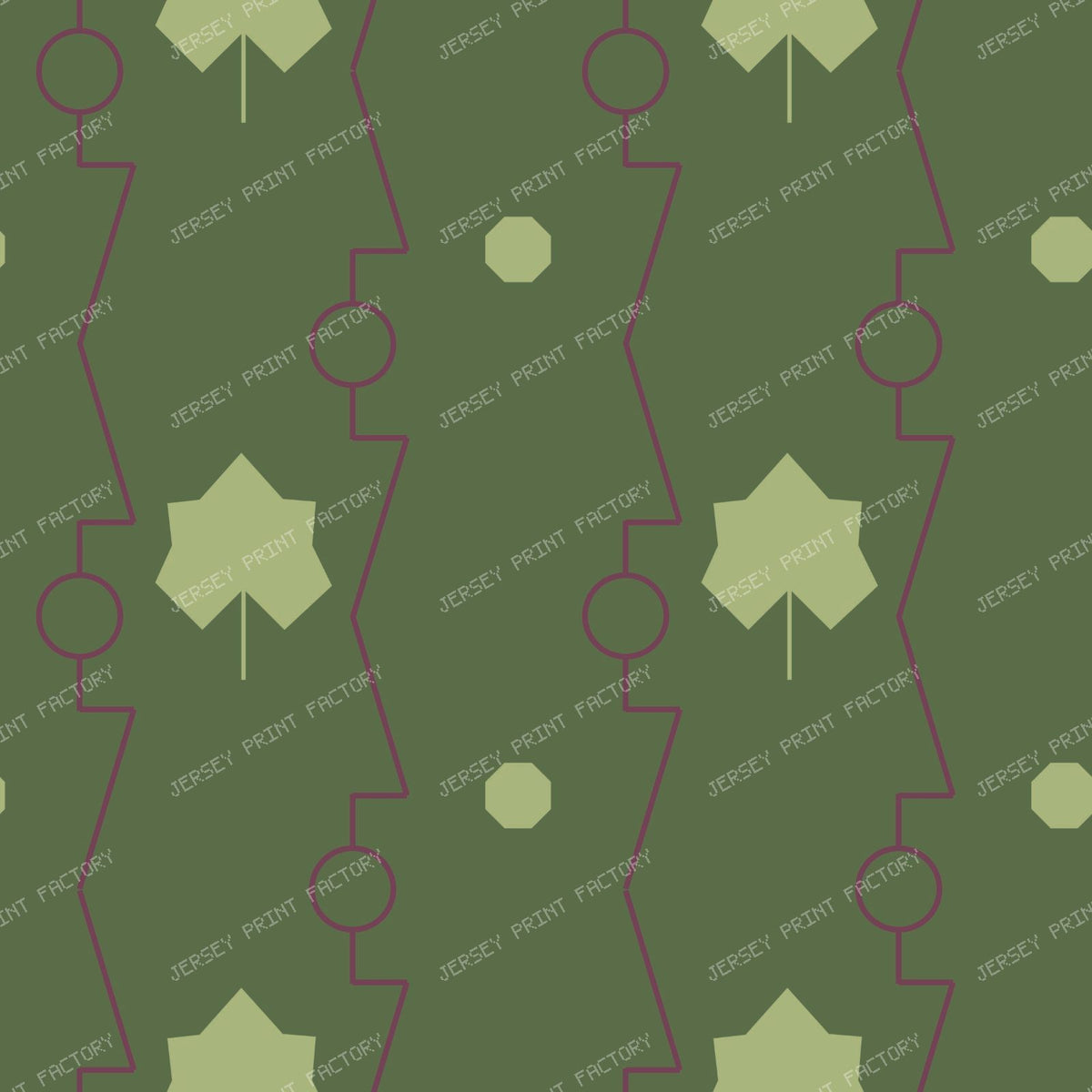 Grapevine Deco Trellis Green Dark