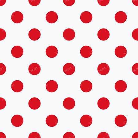 Crisp White & Cherry Red
