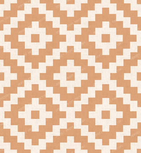 Western Tribal Aztec Diamonds - Boho Interior Geometric - Charcoal Gray — Pumpkin Orange