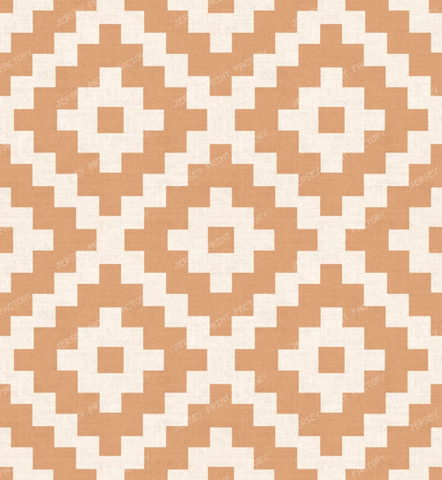 Western Tribal Aztec Diamonds - Boho Interior Geometric - Charcoal Gray — Pumpkin Orange