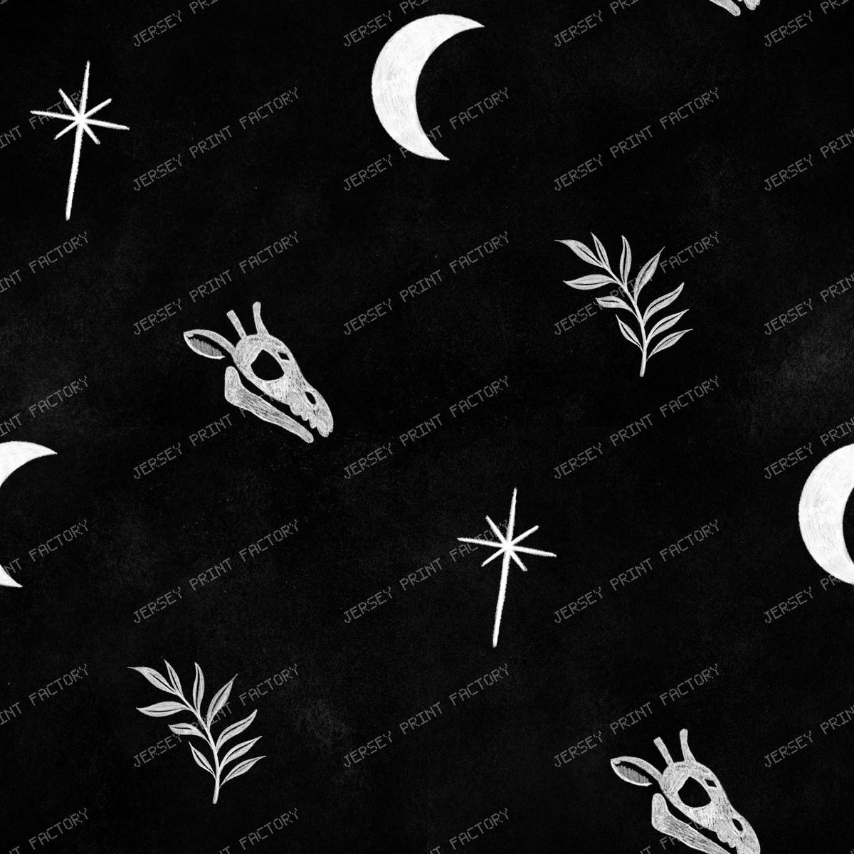 Giraffe Skull Blender Minimal Celestial Fossil Pattern On Black