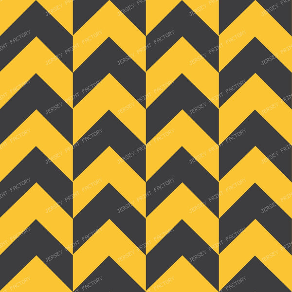 Zigzag, Chevron, Herringbone Pattern, Yellow, Gray