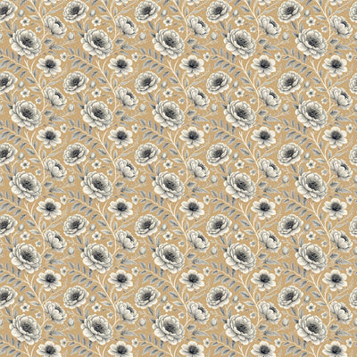XL Sandy And Beige Flowers