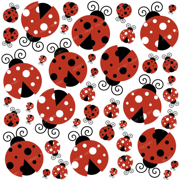 Pattern Of Ladybugs, Cute Ladybugs, Pink Ladybugs — Red