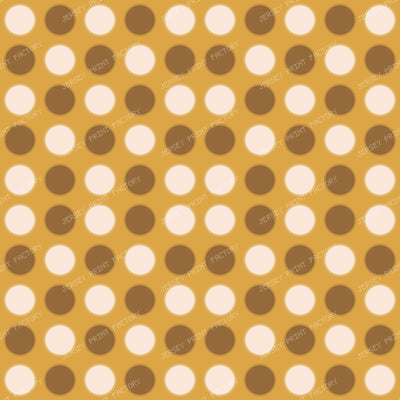 Circles Brown And Beige