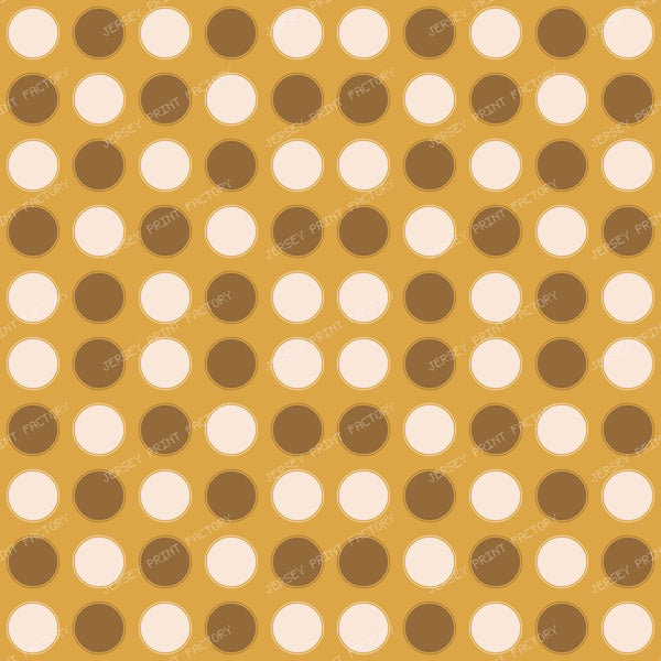 Circles Brown And Beige