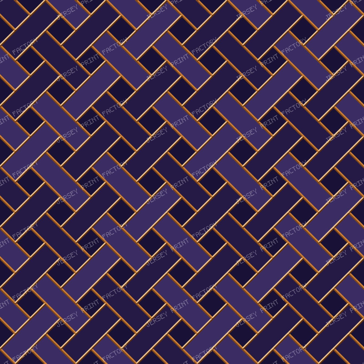 Bronze Stained Glass Weave — Moody Purple