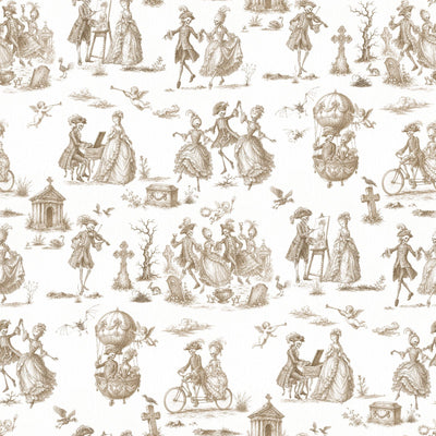 DANSE MACABRE TOILE - SEPIA INK ON PARCHMENT