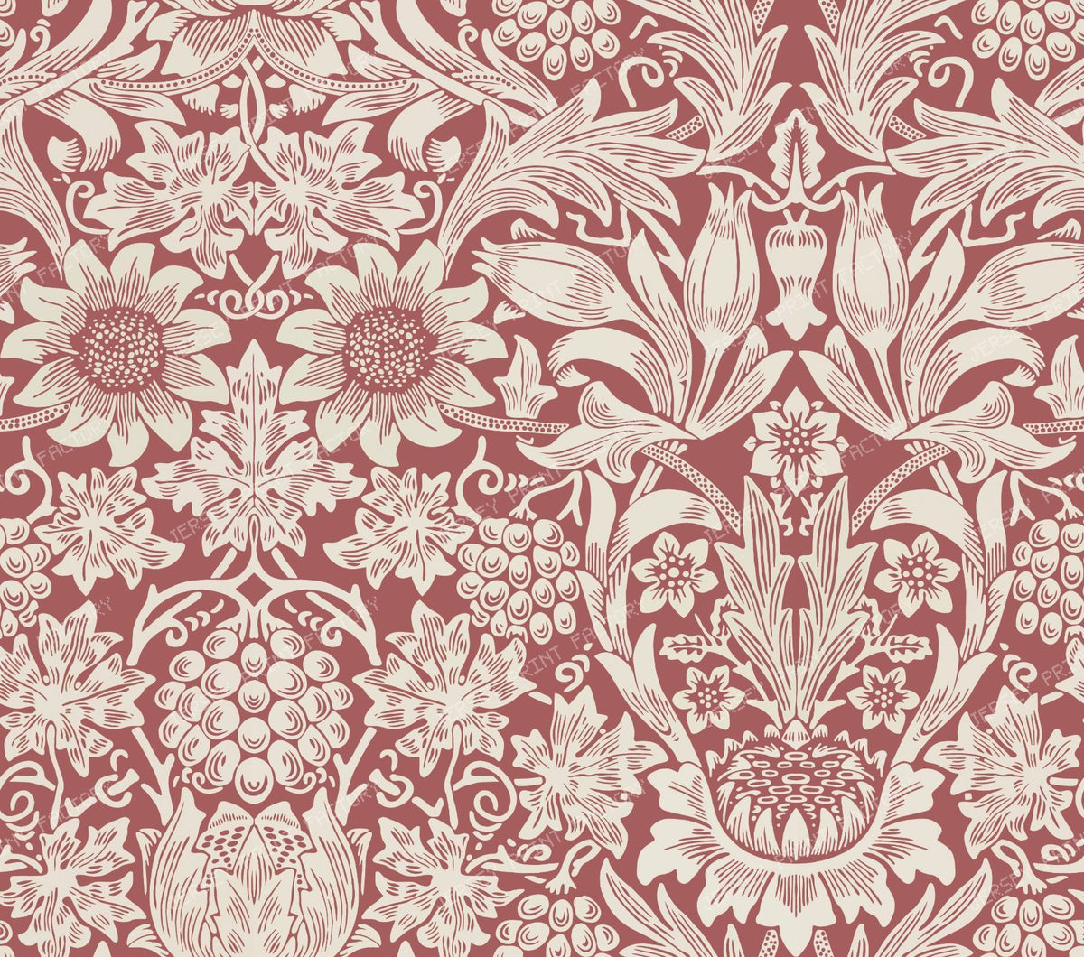 William Morris Sunflower Blue — Rosewood