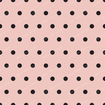 Polka Dots  Soft Amber And White — Bermuda Pink Black