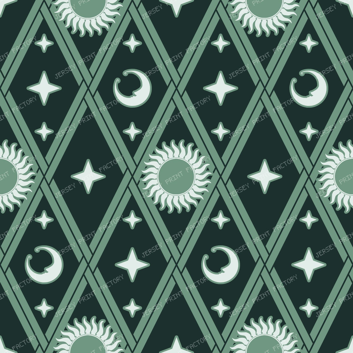 Astro-Harlequin Diamond Bold - Midnight Hearth — Cosmic Nebula