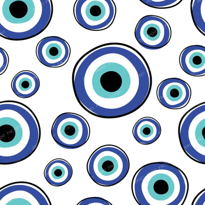 Evil Eye Pattern, Turkish Eye, Hamsa, Nazar, Mati, Mataki