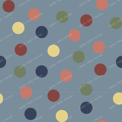 Polka Galore Multicolor M — Sky blue