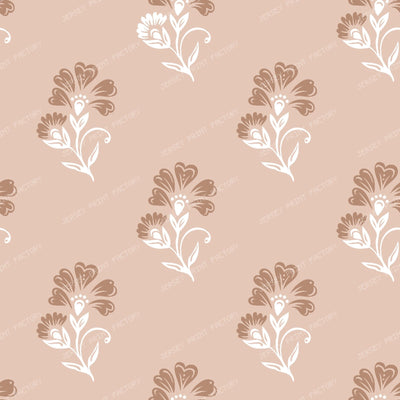 Beatrice   3 Colour Block Print Floral   Pink Boho