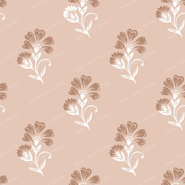 Beatrice   3 Colour Block Print Floral   Pink Boho