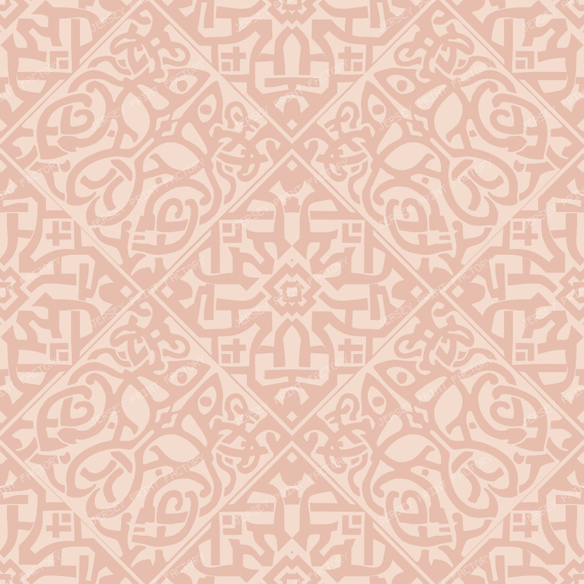 Celtic Viking Mask in Burgundy — Celtic Knots - warm blush peach pink