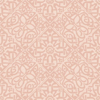 Celtic Viking Mask in Burgundy — Knots wir warm blush peach pink