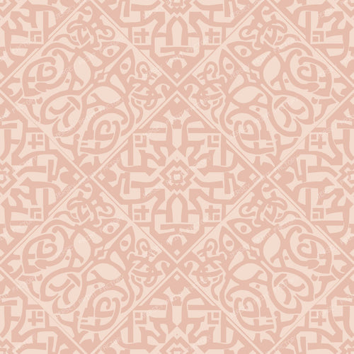Celtic Viking Mask in Burgundy — Celtic Knots - warm blush peach pink