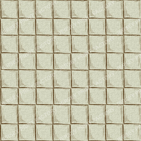 Woven Grid - Vintage Green BG