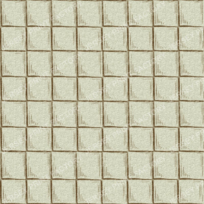 Woven Grid - Vintage Green BG