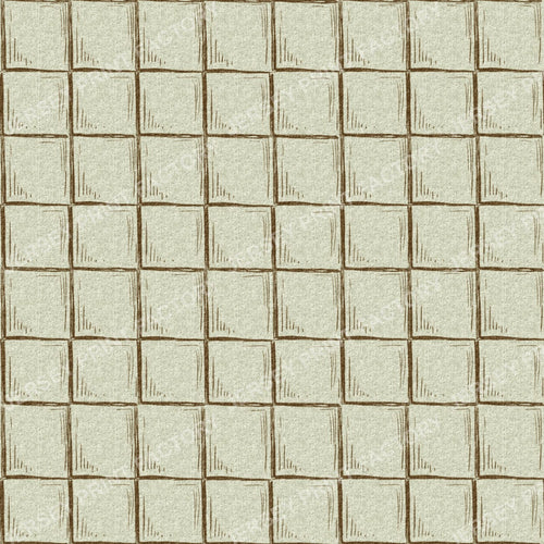 Woven Grid - Vintage Green BG