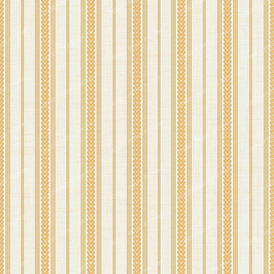 Braided ticking stripes in orange
