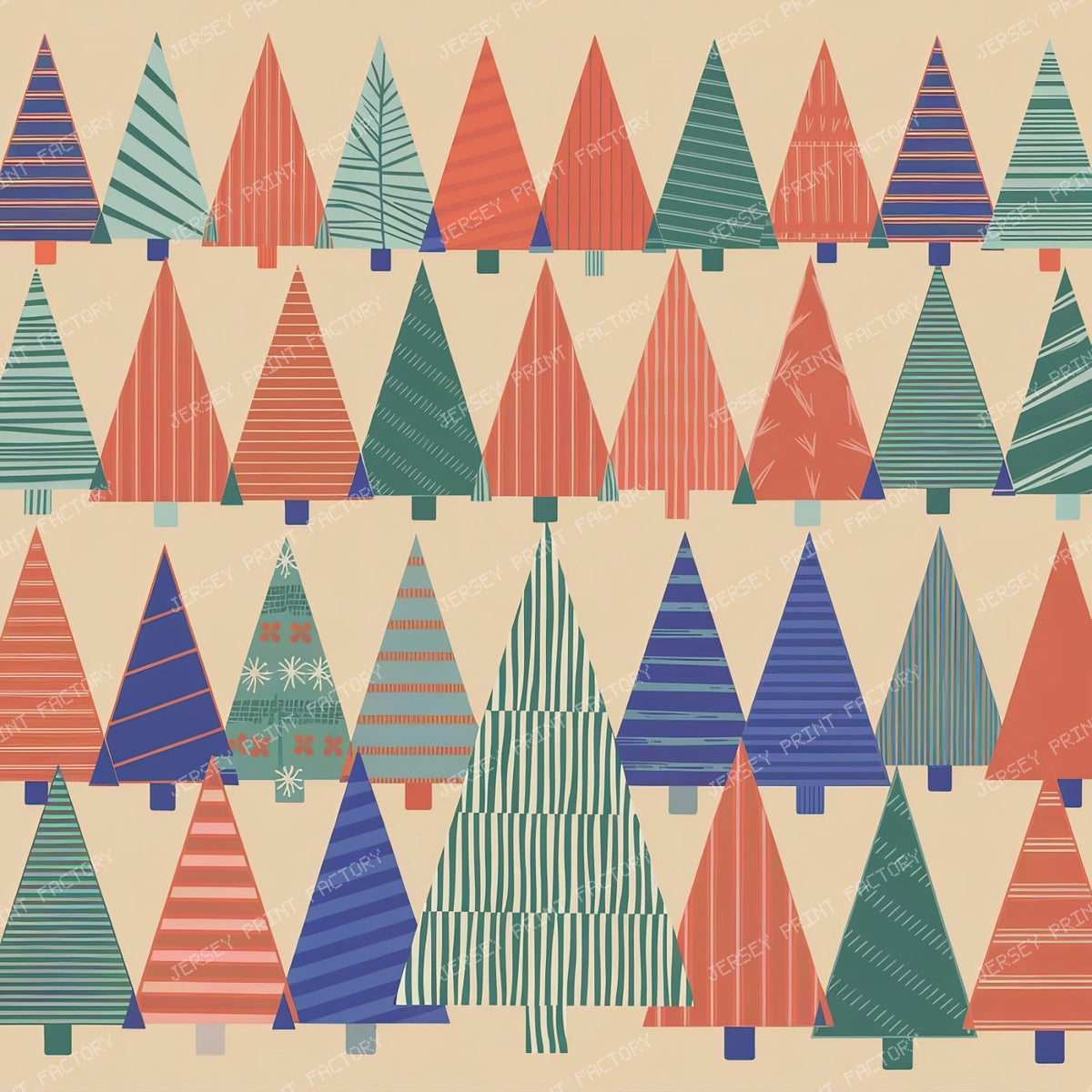 Aesthetic Green And Grey Christmas Trees — abstract