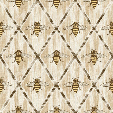 Bees in Diamonds - Harlequin Diamonds