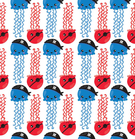 Pirate Jellyfish, Jellyfish Pattern, Sea Animals