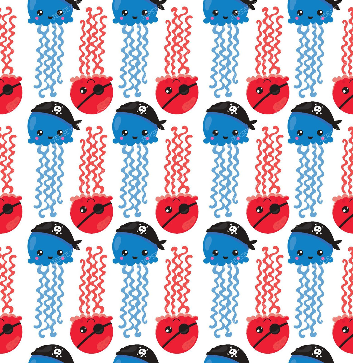 Pirate Jellyfish, Jellyfish Pattern, Sea Animals