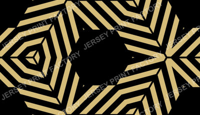 Black and yellow geometric pattern