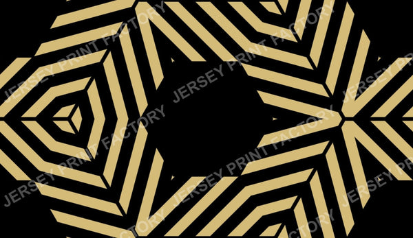 Black and yellow geometric pattern