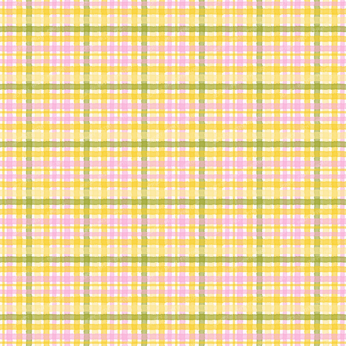 Summery Watercolour Tartan